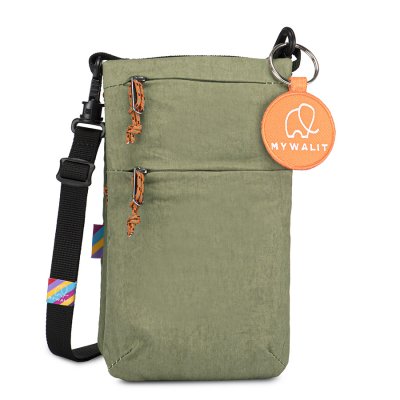 Small Flap Shoulder Bag - Khaki