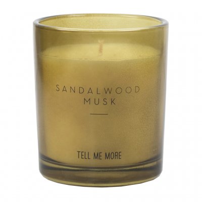 Tell Me More Scented Candle Noir Sandalwood Musk