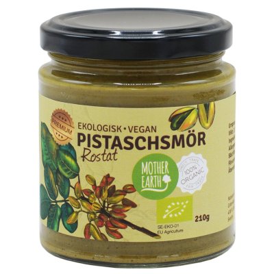 Mother Earth Pistaschsmör Rostat 210g