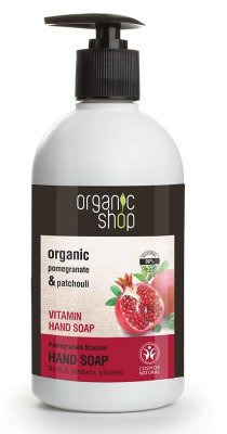 Organic Shop Hand Soap Pomegranate 500ml