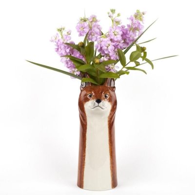 Quail Ceramics Fox Flower Vase Large