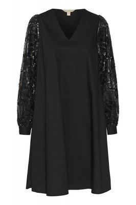 CULTURE SELENA DRESS BLACK