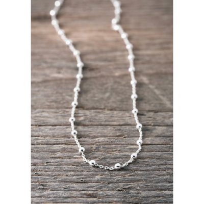 Faith Kedja Tunn Länk med kulor