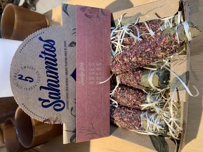 SAGRADA MADRE SMUDGE BOX ROSOR SMUDGE STICK