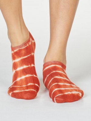 THOUGHT JULES TIE DYE SOCKS BURNT ORANGE STL.36-40