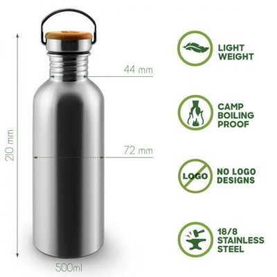 Bambaw Insulated Steel Bottle 500ml