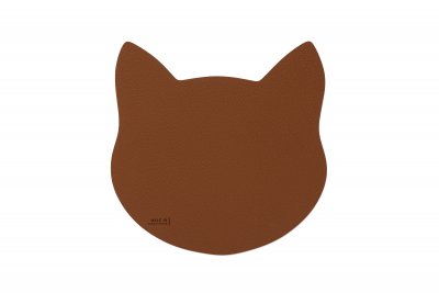 MiLLE W NORDISK DESIGN Tablemat Cat 30x22cm M Cognac