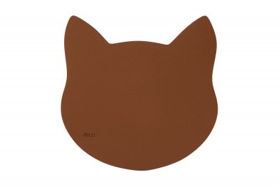 MiLLE W NORDISK DESIGN Tablemat Cat 40x30cm L Cognac