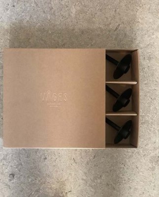 Våges Ljushållare Flaska Black