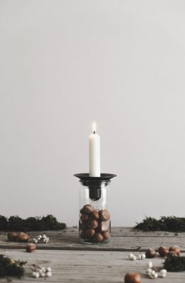 Våges Ljushållare Burk Med Glas