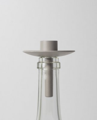 Våges Ljushållare Flaska Light Grey