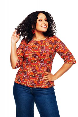 Cissi och Selma Vendela Topp Vår Gata Orange