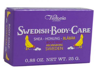 Victoria Soap Honung-Blåbär 25g Swedish Body Care Shea