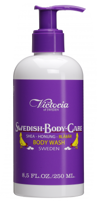 Victoria Soap Body Wash Shea Honung-Blåbär, 250ml Swedish Body Care